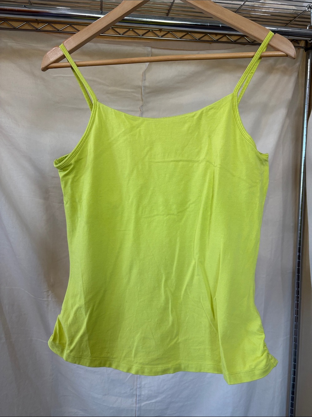 Women's Neon Yellow Spaghetti Strap Camisole